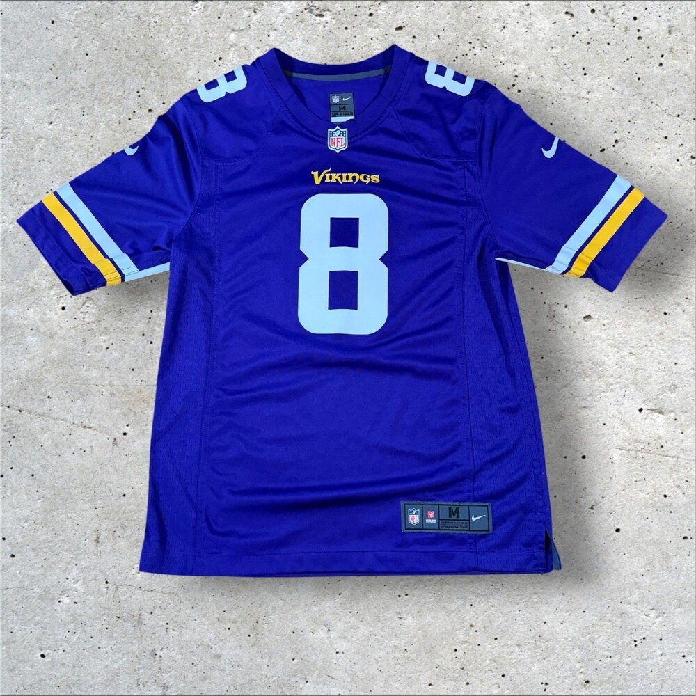 Nike Kirk Cousins Minnesota Vikings NFL On Field Football Jersey Mens Medium 8